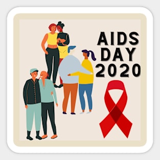 World AIDS day Sticker